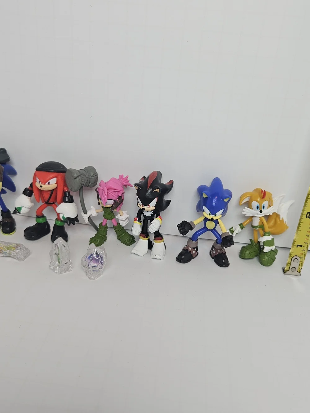 Random Lot Of Sonic Mini Figures  9 Total